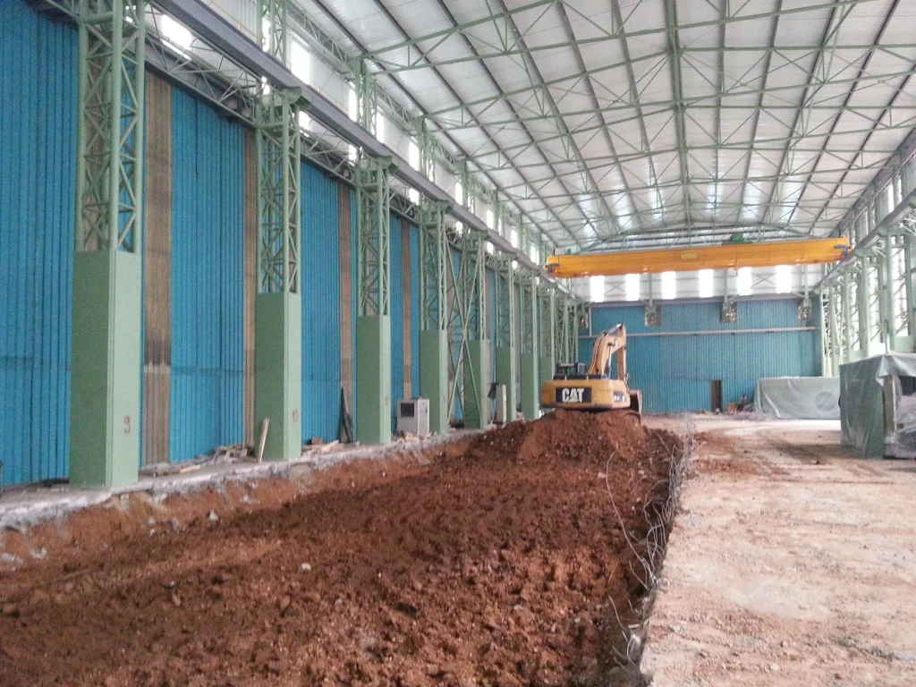 TEZCAN GALVANISING INDUSTRIES CONTINUOUS PAINT LINE CONSTRUCTION WORKS