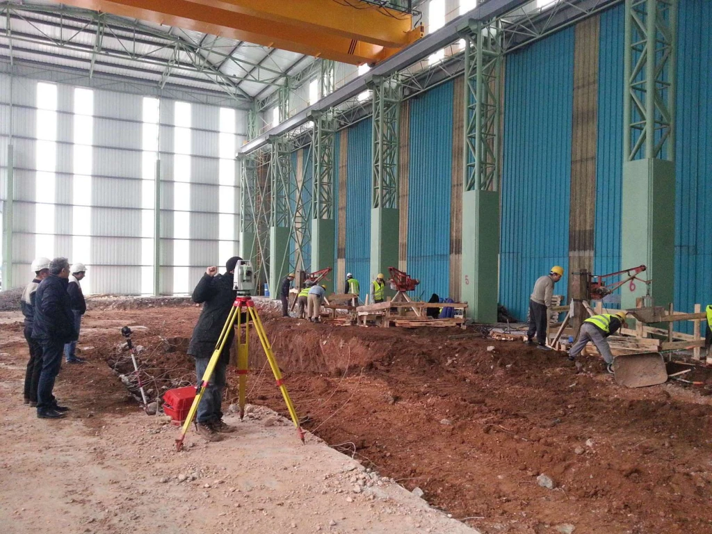 TEZCAN GALVANISING INDUSTRIES CONTINUOUS PAINT LINE CONSTRUCTION WORKS