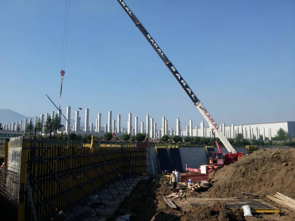 TEZCAN GALVANISING INDUSTRIES  FACTORY-4 RETAINING WALLS CONSTRUCTION